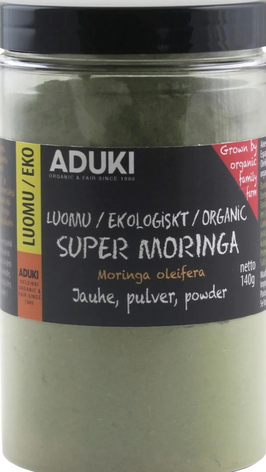 Aduki Luomu Moringajauhe 140g