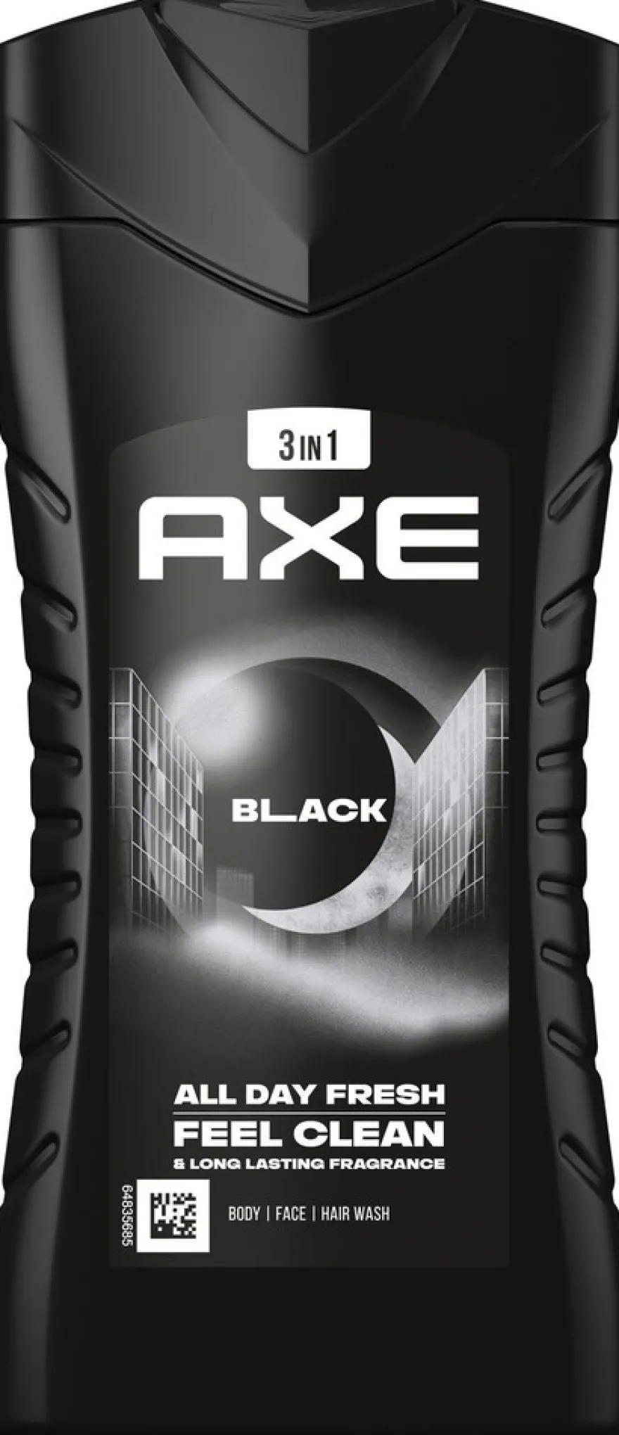 Axe Suihkusaippua raikas tunne koko päiväksi Black 12 tunnin vastustamaton tuoksu 250 ml