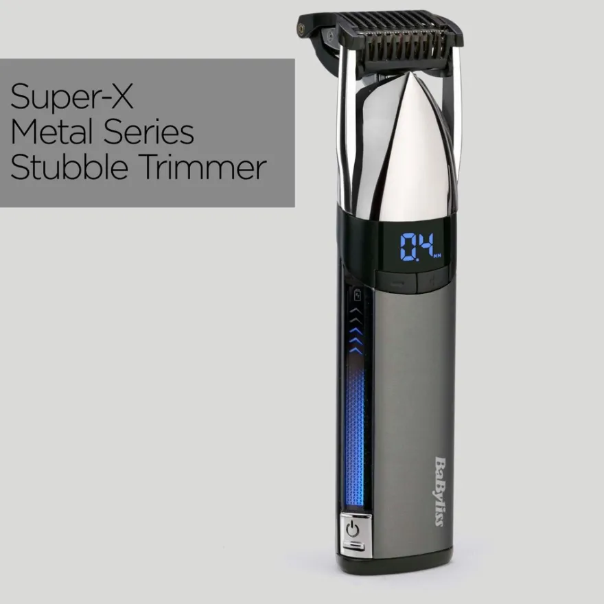 BaByliss partatrimmeri Super X Metal Stubble