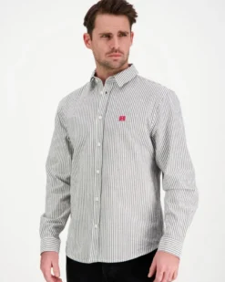 Billebeino Brick striped collar paita
