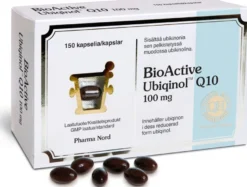 BioActive Ubiqinol® Q10 100 mg ravintolisä 150 kaps.