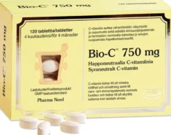 Bio-C™ 750 mg ravintolisä 120 tabl.