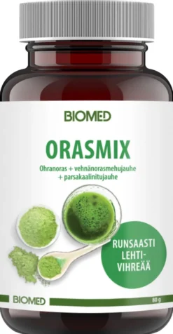 Biomed Orasmix viherjauhe