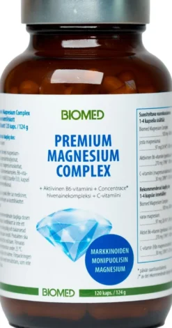Biomed Premium Magnesium Complex ravintolisä 120 kaps.