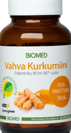 Biomed Vahva Kurkumiini BCM-95®-uute 60 kaps.