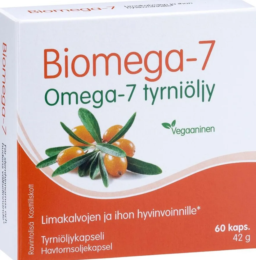 Biomega-7 tyrniöljykapseli 60 kaps