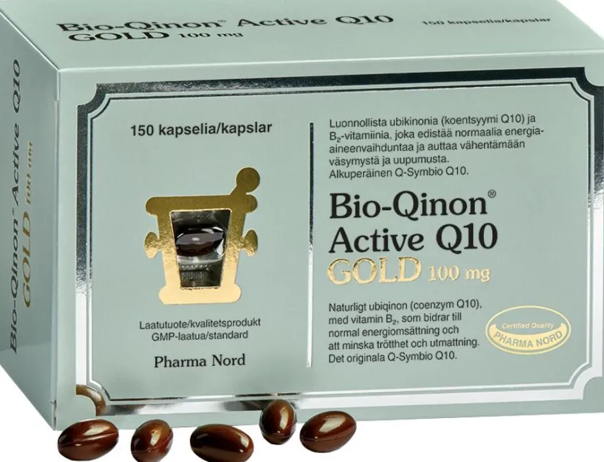 Bio-Qinon® Q10 GOLD 100 mg ravintolisä 150 kaps.