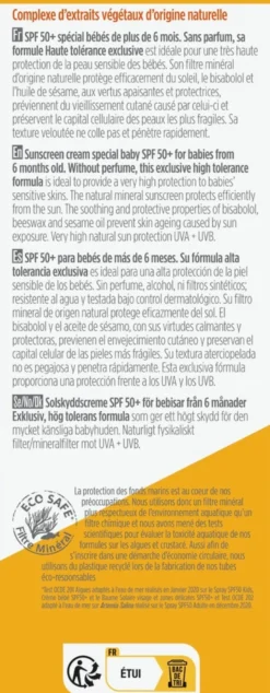 Bioregena sunscreen cream baby spf50+ aurinkovoide vauvoille 40ml