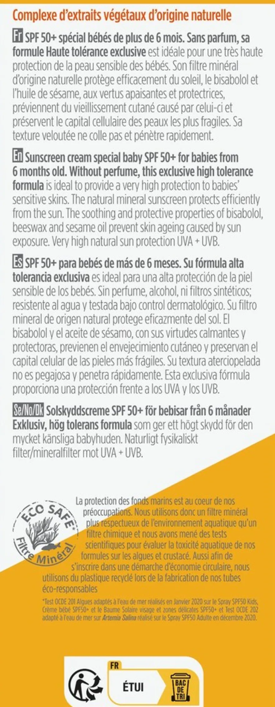 Bioregena sunscreen cream baby spf50+ aurinkovoide vauvoille 40ml