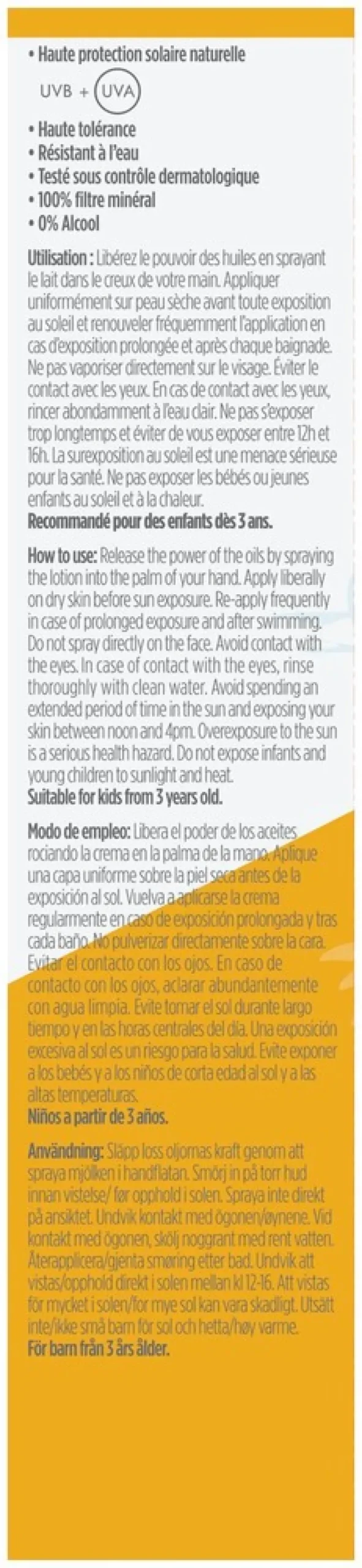 Bioregena sunscreen spray kids spf50 lasten aurinkosuojasuihke 90ml