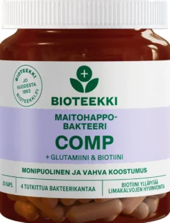 Bioteekki Maitohappobakteeri Comp 20 kaps.