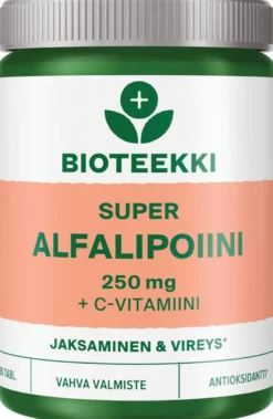 Bioteekki Super Alfalipoiini+C ravintolisä 90 tabl.