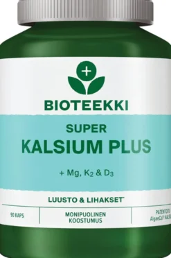 Bioteekki Super Kalsium Plus ravintolisä 90 kaps.