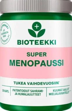 Bioteekki Super Menopaussi ravintolisä 30 kaps.