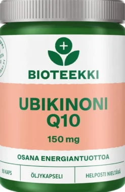 Bioteekki Ubikinoni Q10 150 mg ravintolisä 90 kaps.