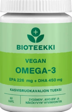Bioteekki Vegan Omega-3 60 kaps.