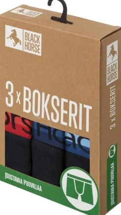 Black Horse bokserit 3-pack