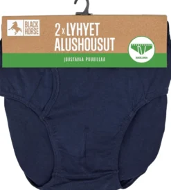 Black Horse 2-pack Basic aukolliset alushousut