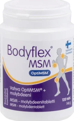 Bodyflex MSM MSM-molybdeenitabletti 120 tabl