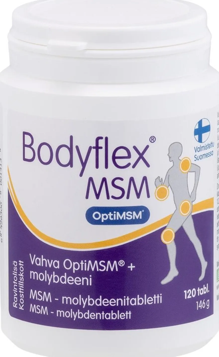 Bodyflex MSM MSM-molybdeenitabletti 120 tabl