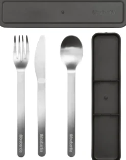 Brabantia Make & Take aterinsetti 3 osaa dark grey