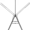 Brabantia Hangon pyykinkuivausteline 25m + tanko matt black