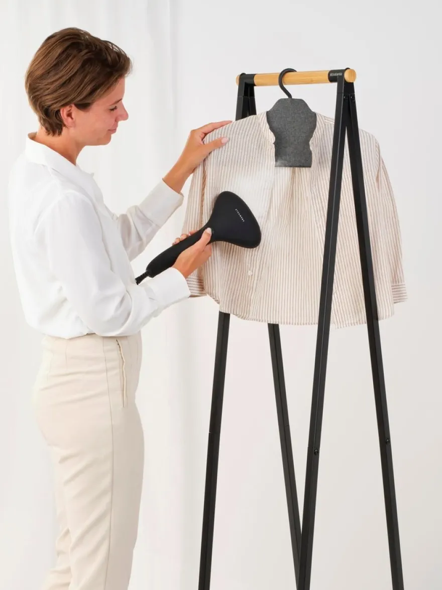 Brabantia höyrytys vaatehenkari pepper black