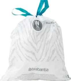 Brabantia PerfectFit roskapussit W 5L 20pss white