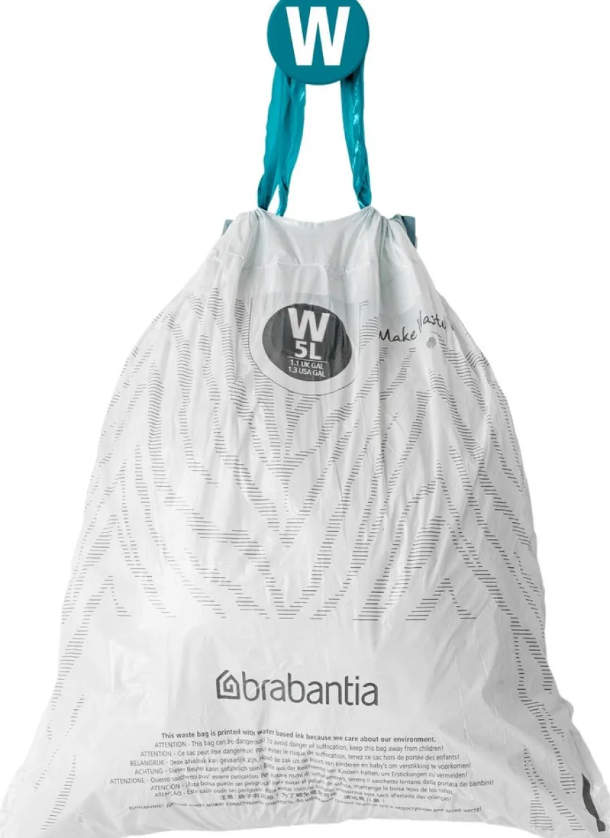 Brabantia PerfectFit roskapussit W 5L 20pss white
