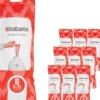 Brabantia PerfectFit roskapussit B 5L, 10 rullaa 200 pss valkoinen