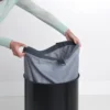 Brabantia pyykkikori korkkikansi 60L matt black