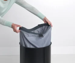 Brabantia pyykkikori korkkikansi 60L matt black