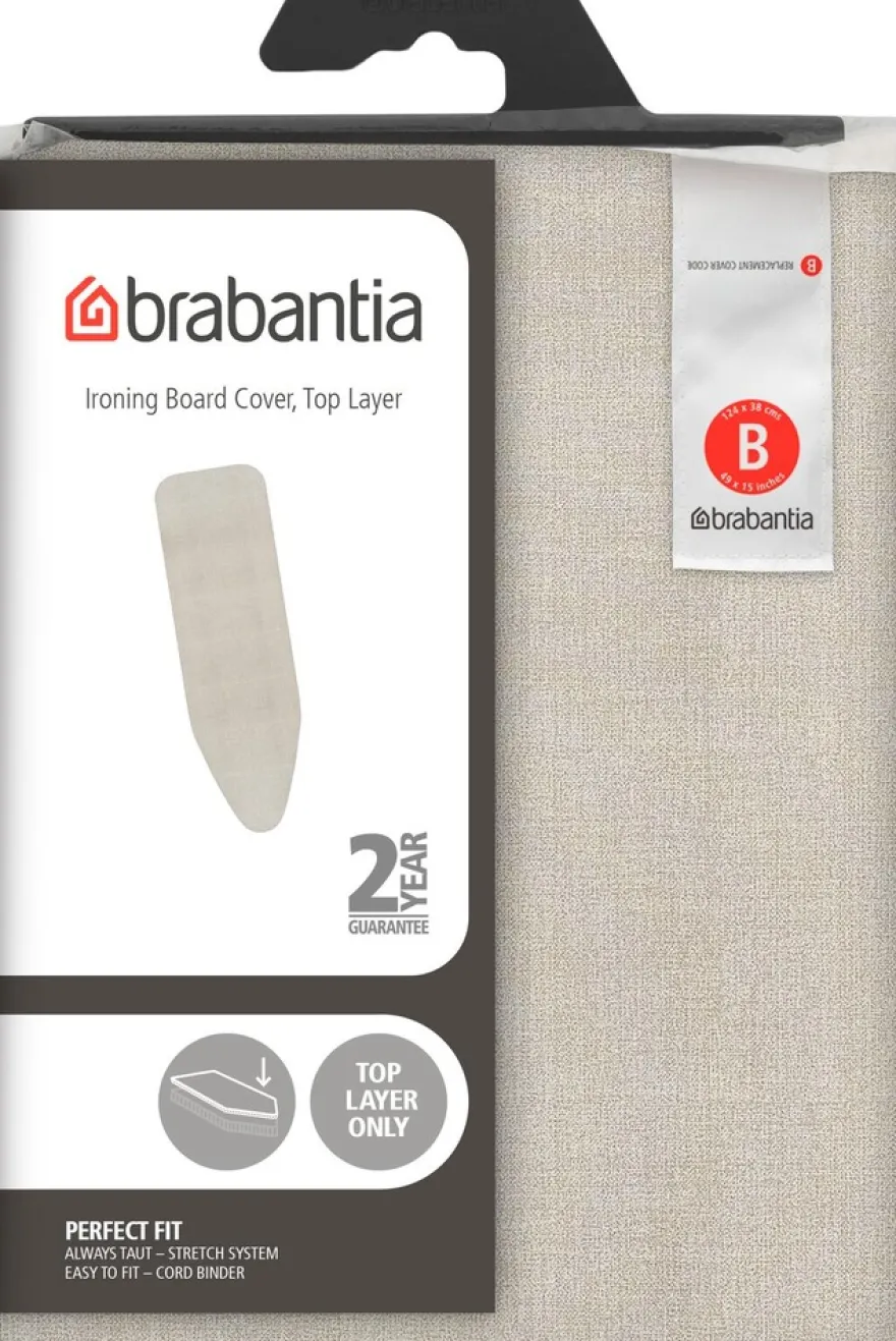 Brabantia silityslauta B 124 x 38 cm SSIR black denim grey