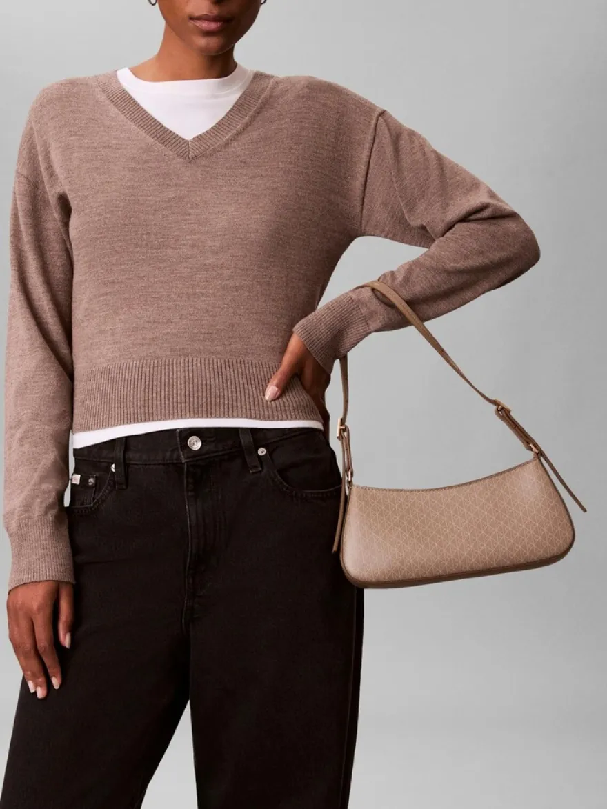 Calvin Klein Emblem aop olkalaukku