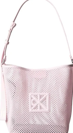 Calvin Klein Emblem mesh bucket olkalaukku