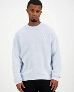 Calvin Klein Jeans Ls ez cotton waffle crwnk neule