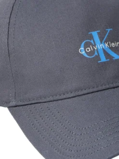 Calvin Klein Jeans puuvillalippis Monologo printed baseball