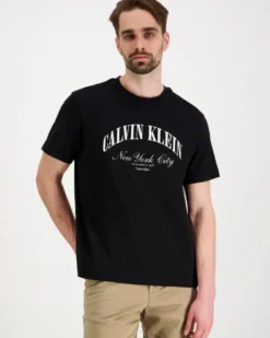 Calvin Klein Jeans 20s march graphic seasonal t-paita