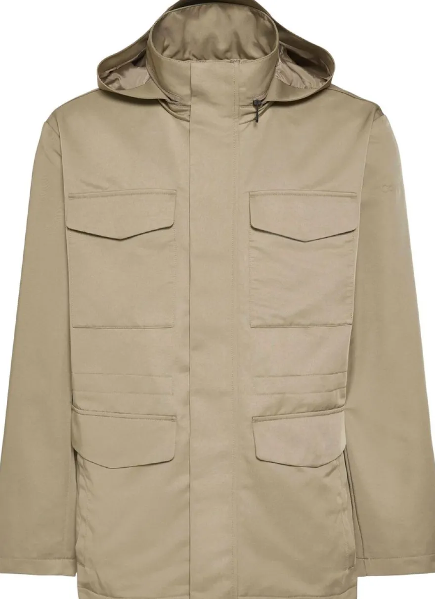 Calvin Klein Ls tech twill 4 pkt field jacket farkkutakki