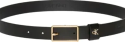 Calvin Klein Square buckle CK loop 25mm nahkavyö