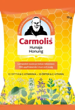 Carmolis hunajainen yrttikaramelli 75 g