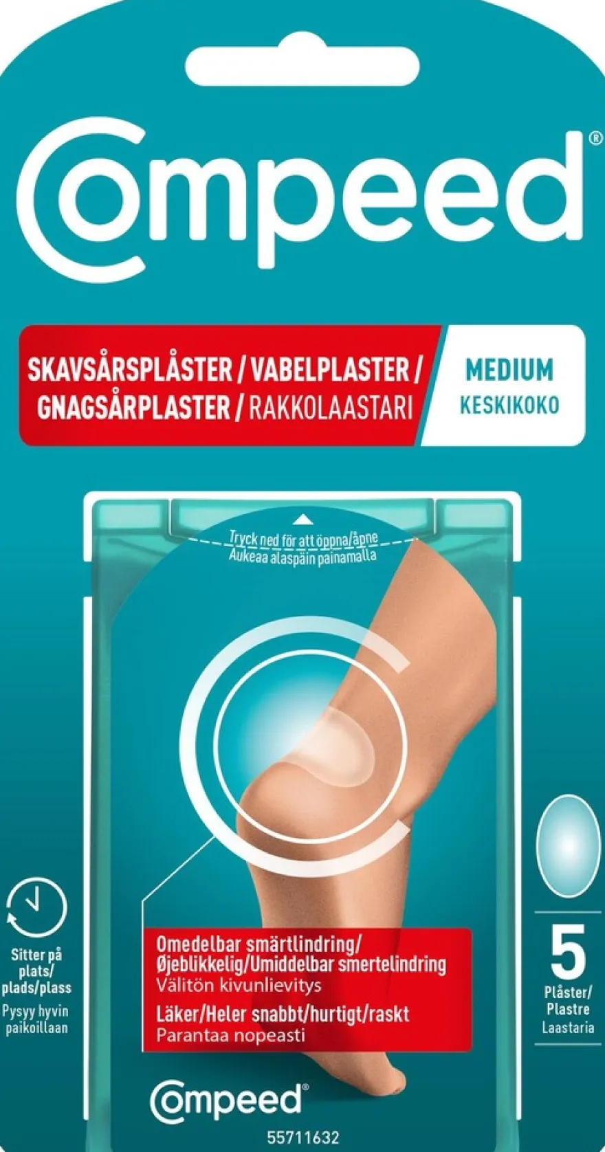 Compeed rakkolaastari Medium 5kpl
