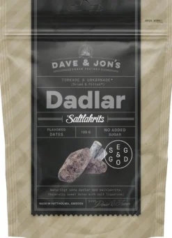 Dave&Jons Kivettömät Salmiakkitaatelit 125 g