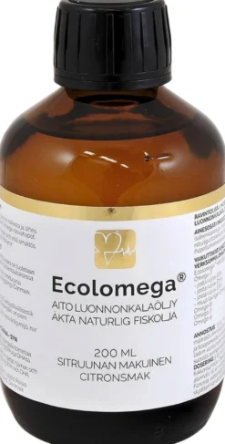 ECOLOMEGA® kalaöljy, SITRUUNA 200 ml