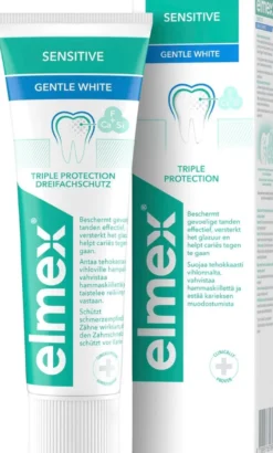 elmex Sensitive Gentle White hammastahna 75ml