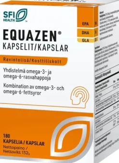 Equazen chews mansikanmakuinen rasvahappokapseli ravintolisä 180 kaps.