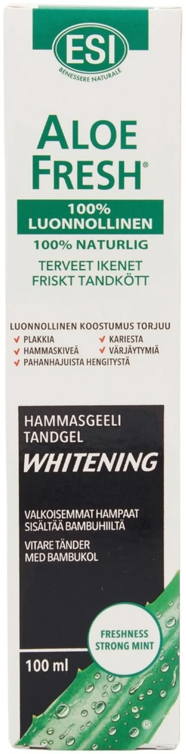 ESI Aloe Fresh Whitening Bambuhiili hammastahna100 ml