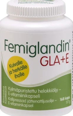 Femiglandin GLA + E Kylmäpuristettu helokkiöljykapseli 168 kaps