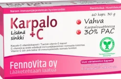 Fennovita 30g Ravintolisä Karpalo + C 60 kaps