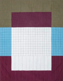 Finarte Tiles päiväpeitto viininpunainen